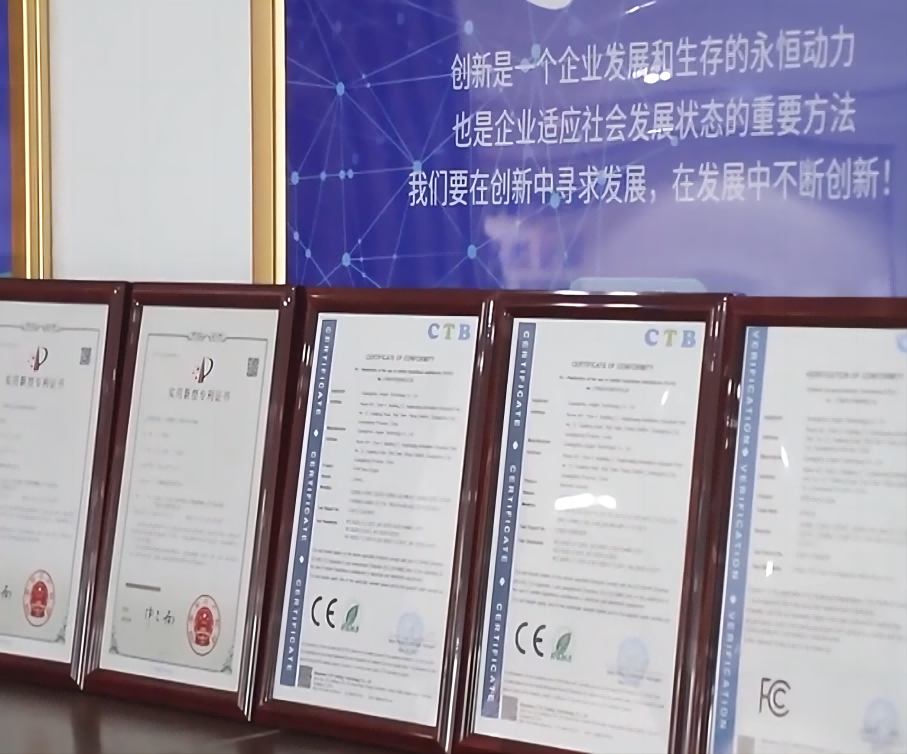 CE FCC ROHS FOR LONVILL